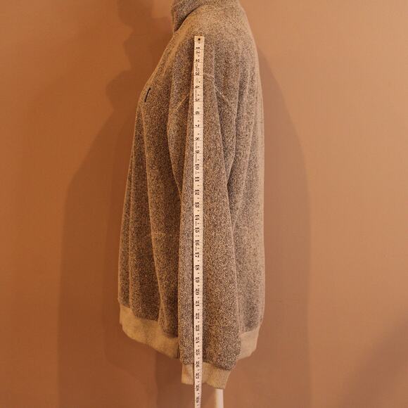 VTG 90's Disney Tigger Varsity Squad 1/4 Zip Mock Neck, Knit Sweater sz M - Picture 3 of 9